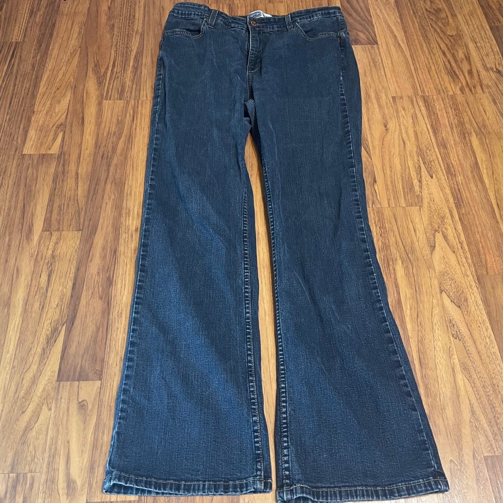 Signature Levi Strauss Women 16W Bootcut Jeans Blue Mid Rise Stretch Denim 2008